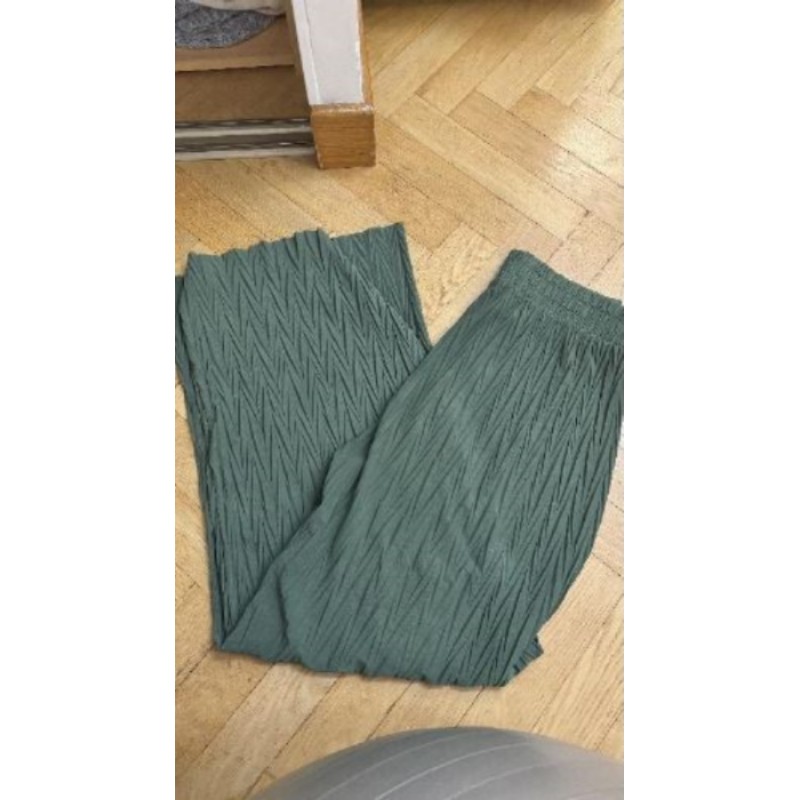 pantalon kaki plissé TU 
