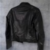 Blouson en cuir noir NW taille L femme 