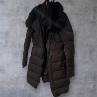 Manteau Sara basic noir taille S femme