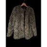 Fourrure gris femme taille 38