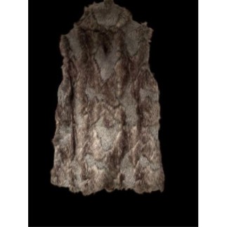 Fourrures gris manches...