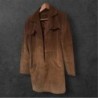 Manteau en daim femme marron taille 40