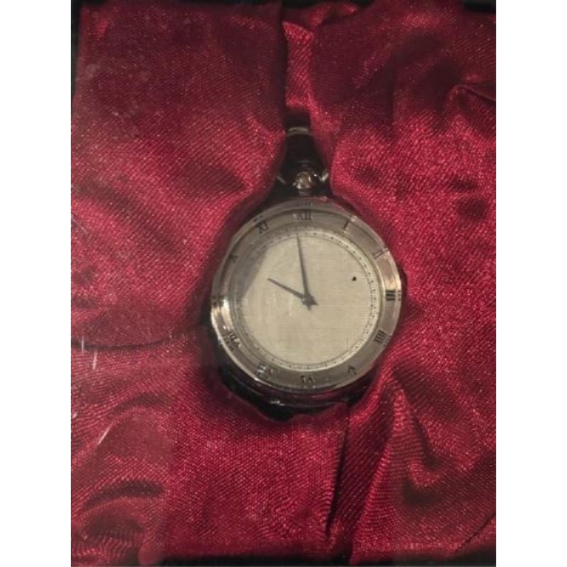 Chronomètre de luxe argenté 