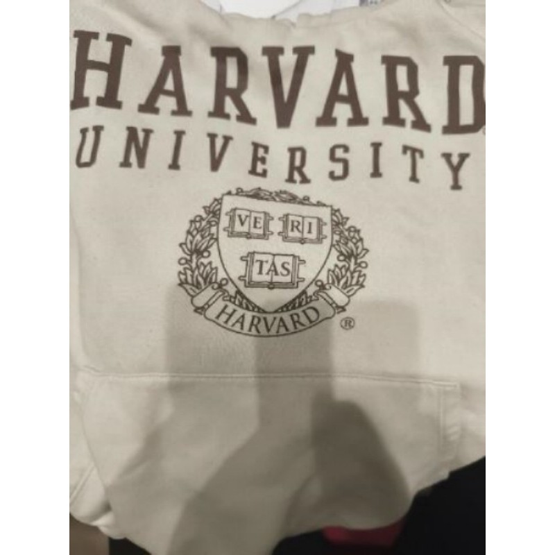 Sweat à capuche beige Harvard Taille S