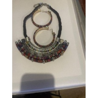 ensemble colier boucle d'oreil