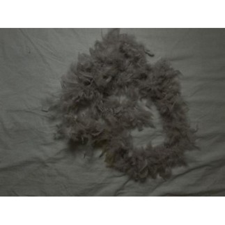 Echarpe à plumes Nude