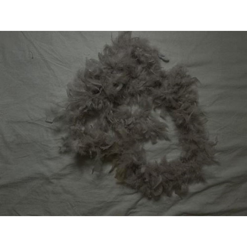 Echarpe à plumes Nude