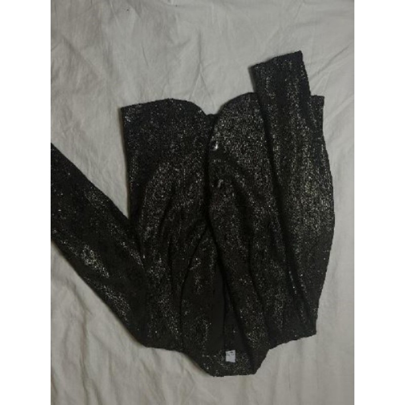 Veste blazer dorée détails léopard