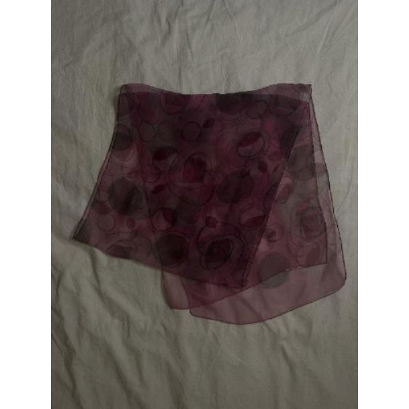 Foulard transparent rose/violet