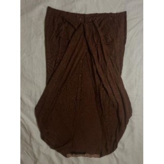 GILET LONG ORANGE MANCHES...