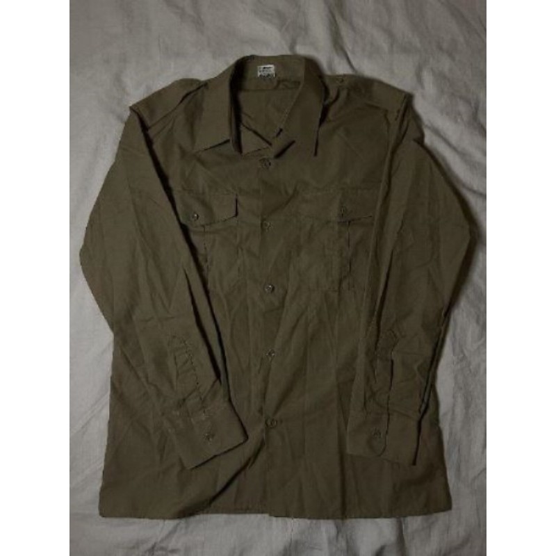 Chemise poche à l'avant beige/Kaki