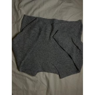 Pull gris clair manches...