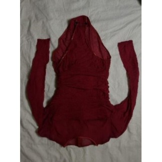 Body rouge manches longues,...