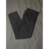 Pantalon à motifs blanc et noir 