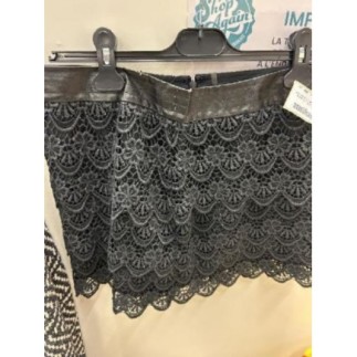 Jupe coton dentelle noire...