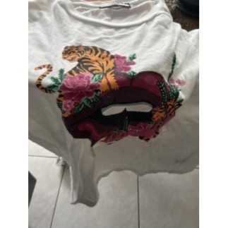 TEE short golden silver...