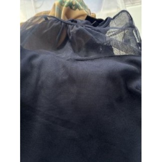 Robe en tulle bleu marine 