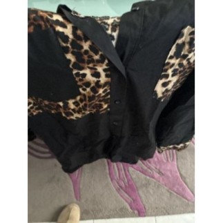 Chemisier léopard oversize 