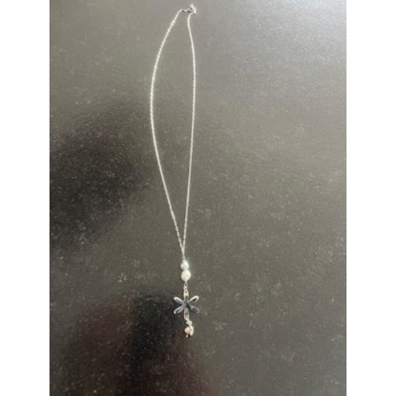 Pendentif argent avec vraies perles de Tahiti