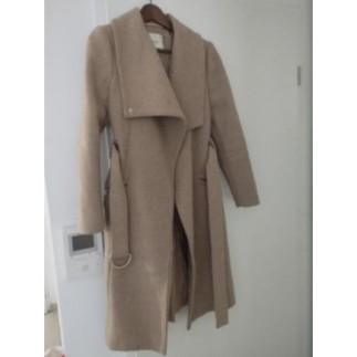 Manteau beige - taille S -...