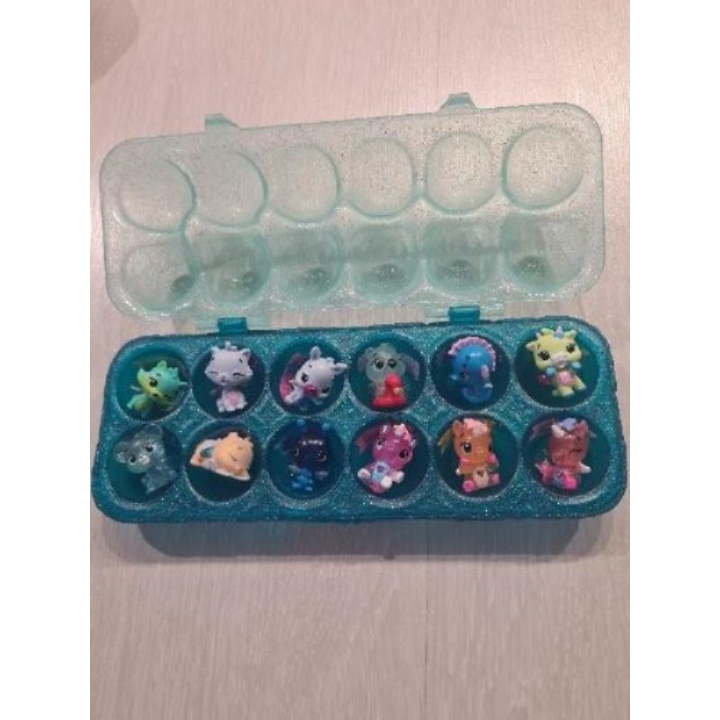 12 Hatchimals dans sa boîte d'origine verte pailletée 