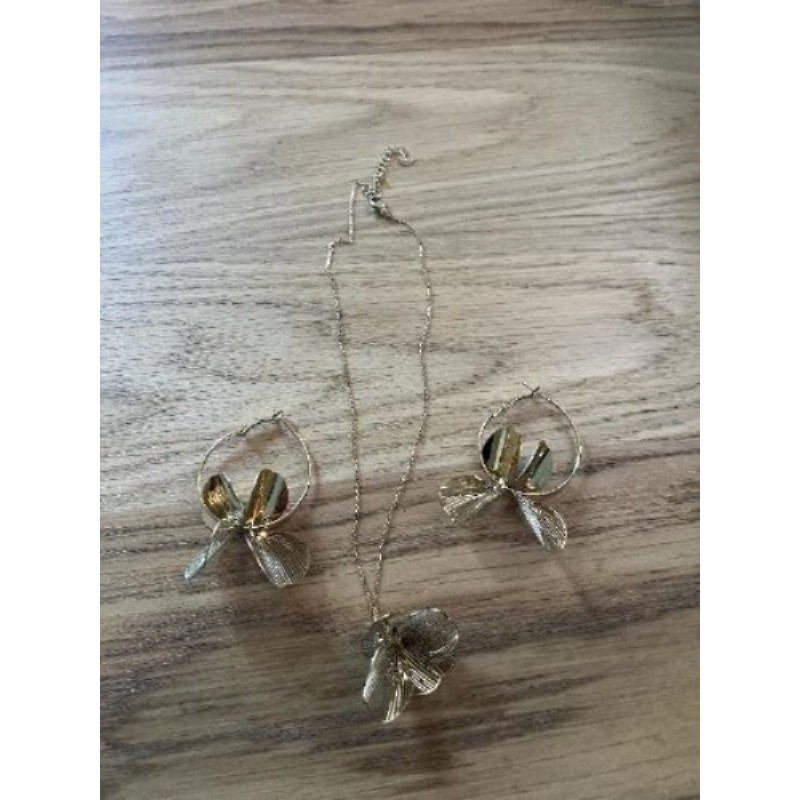 Ensemble fleur en acier inoxydable 