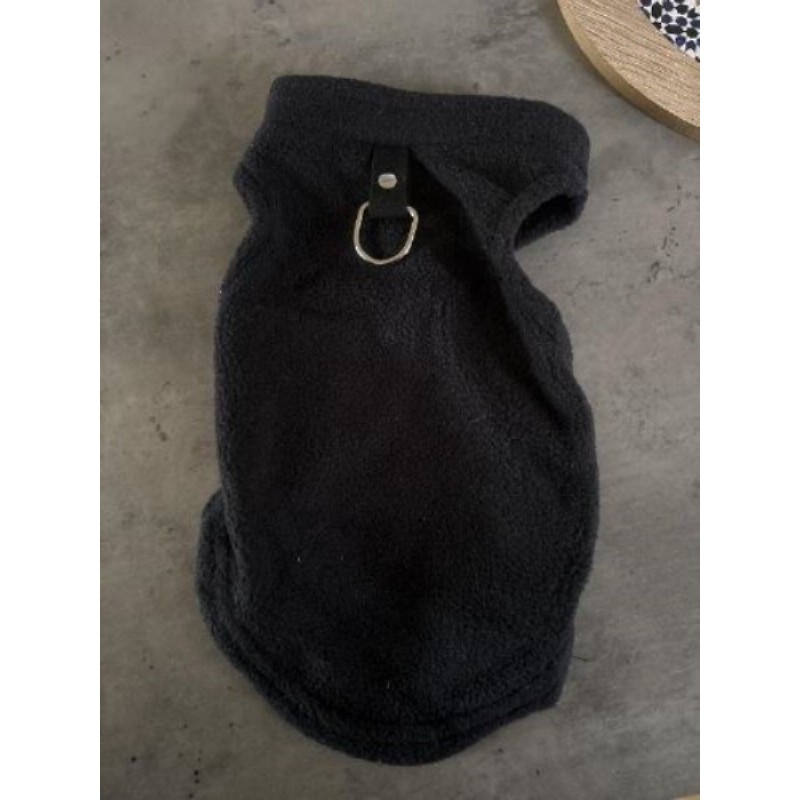 habit chien noir XS
