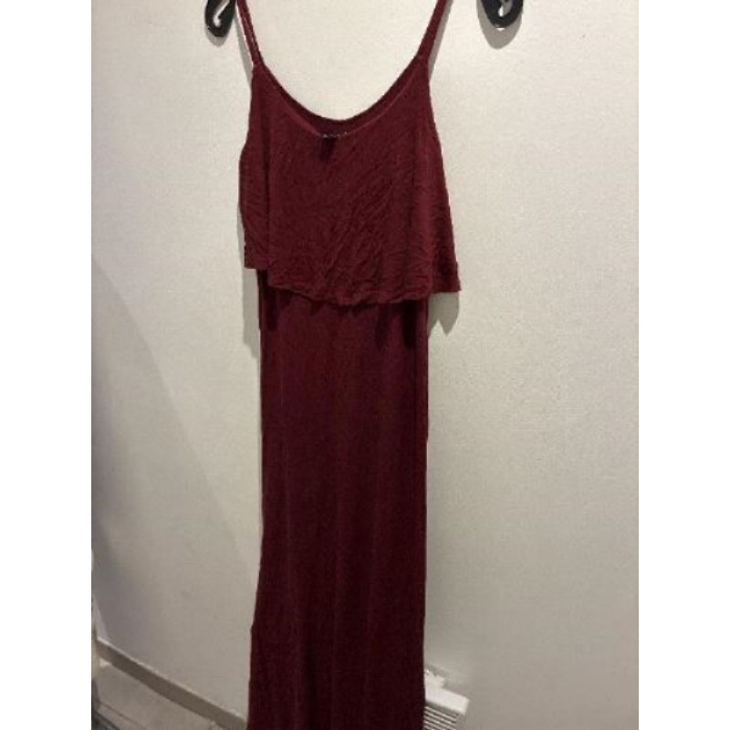 Robe longue bordeaux Atmosphère t.38