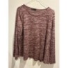 Pull fin bordeaux Tex t.L