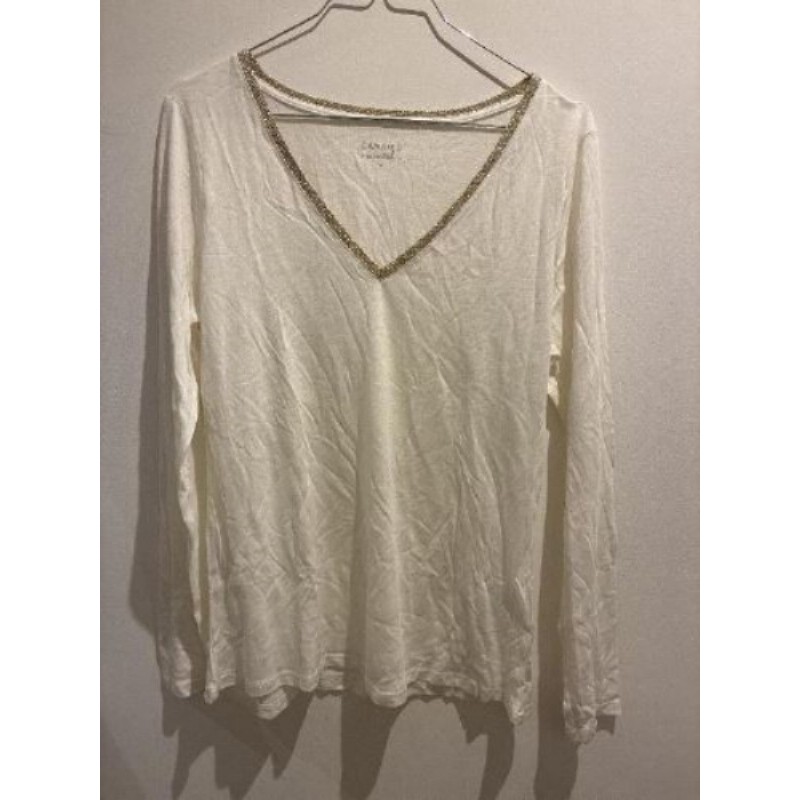 Pull fin beige Camaïeu t.M