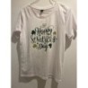 T-shirt blanc et vert SHEIN t.36