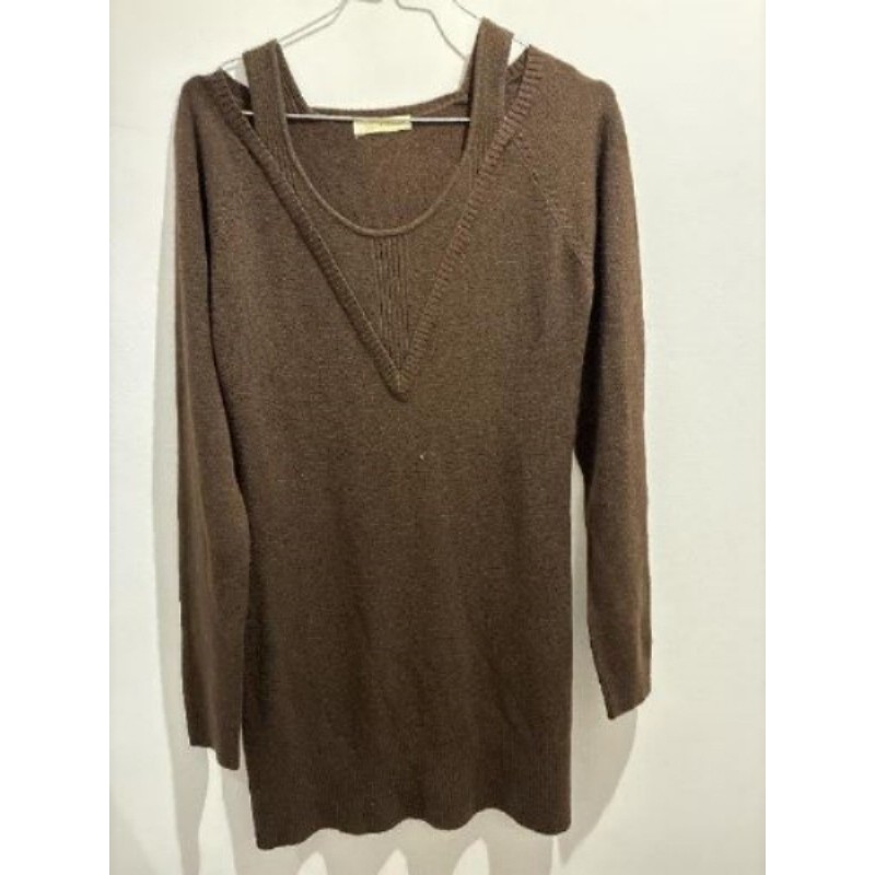 Pull long marron Ella t.M