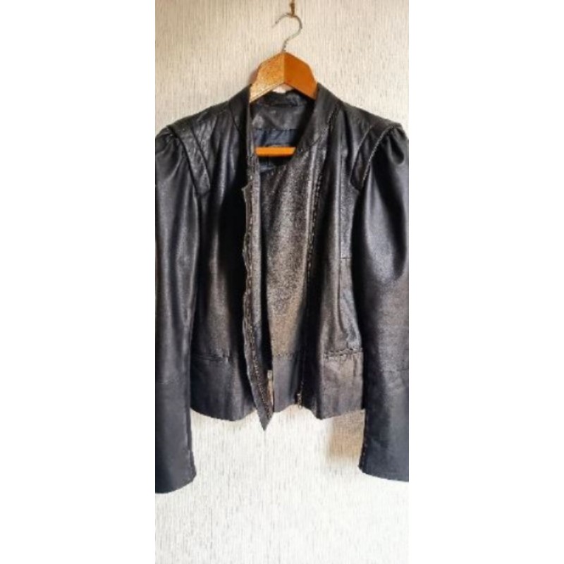 123 -BLOUSON CUIR T 46