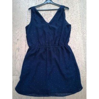 Robe de fête voile bleu...