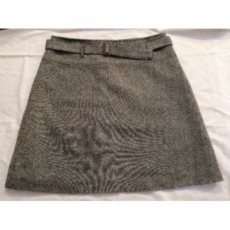 Jupe courte 25% laine motif...