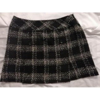 Jupe courte 10% laine,...