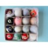 Coffret mini boules billard américain - Diam 38mm, impeccables dans ouate - Boite d'origine + Triang
