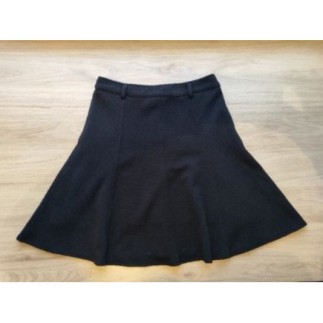 Jupe trapèze bleue marine - T.38
