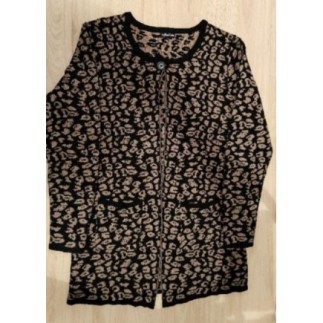 Gilet long Léopard - Petite...