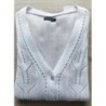Gilet blanc ajouré - T.38