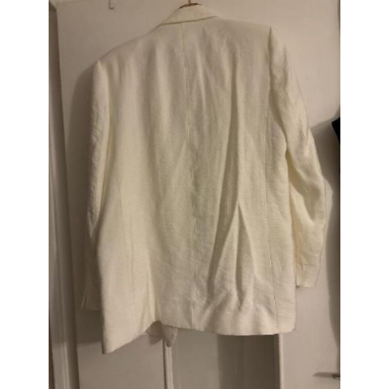 Veste tailleur blanc cassée taille M