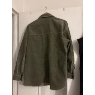 Chemise velours côtelé kaki 