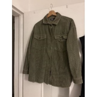 Chemise velours côtelé kaki 