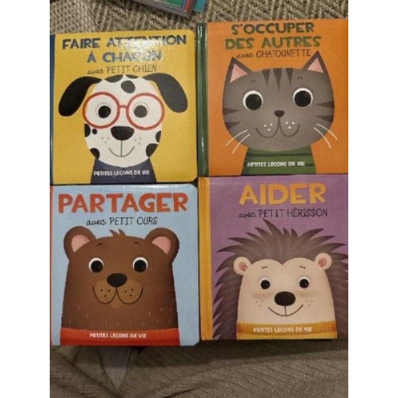 1 lot de 4 livres Petite leçon de vie 