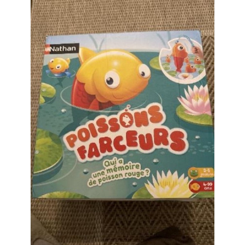 Jeu de mémorisation à partir de 4 ans. De 2 à 5 joueurs. Nathan 