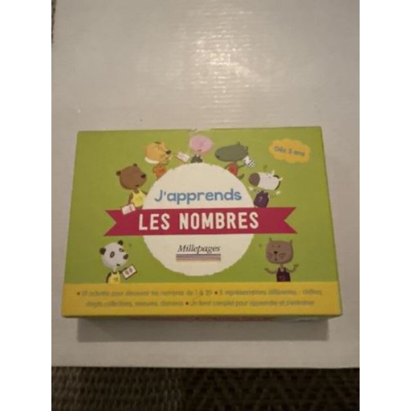 Jeu « j apprends les nombres » à partir de 3 ans