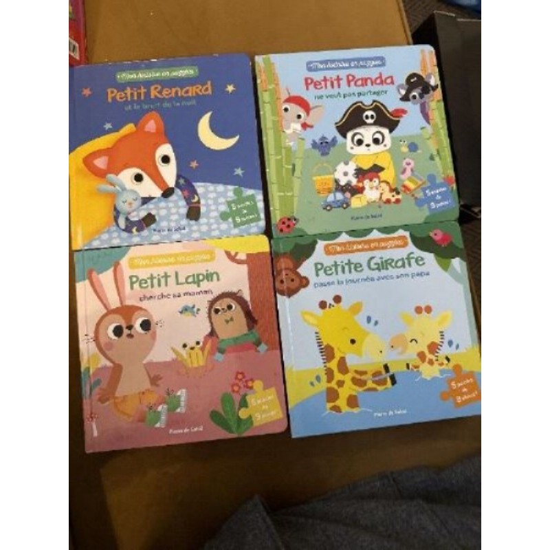 Livre puzzle: contient 5 puzzle de 9pieces. 