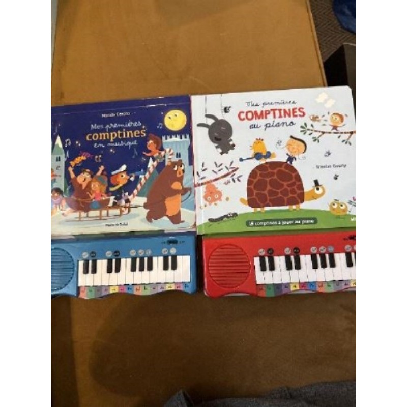 Livre piano enfant mes premiers comptines 