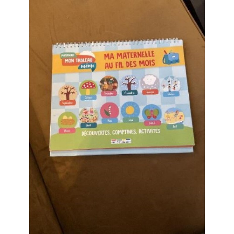 Agenda enfant: ma maternelle au fil des mois 