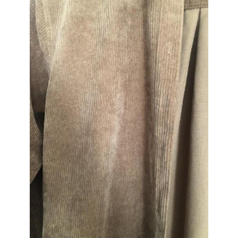 Veste longue femme en velours côtelé taille L